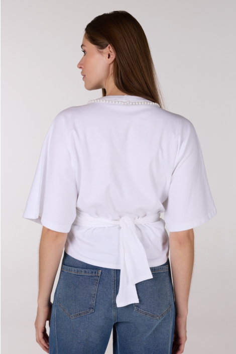 Juffrouw Jansen roos ss25 shirt co 104 wrap